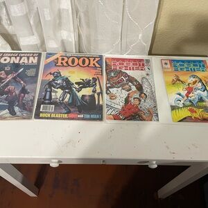 Comic Book Collection with Vibrant Covers